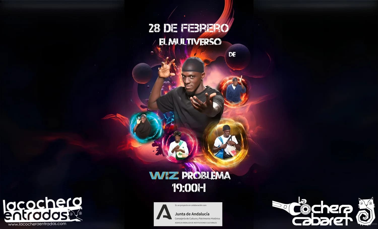 Wiz Problema actuando en El Show del Multiverso en Málaga 2026