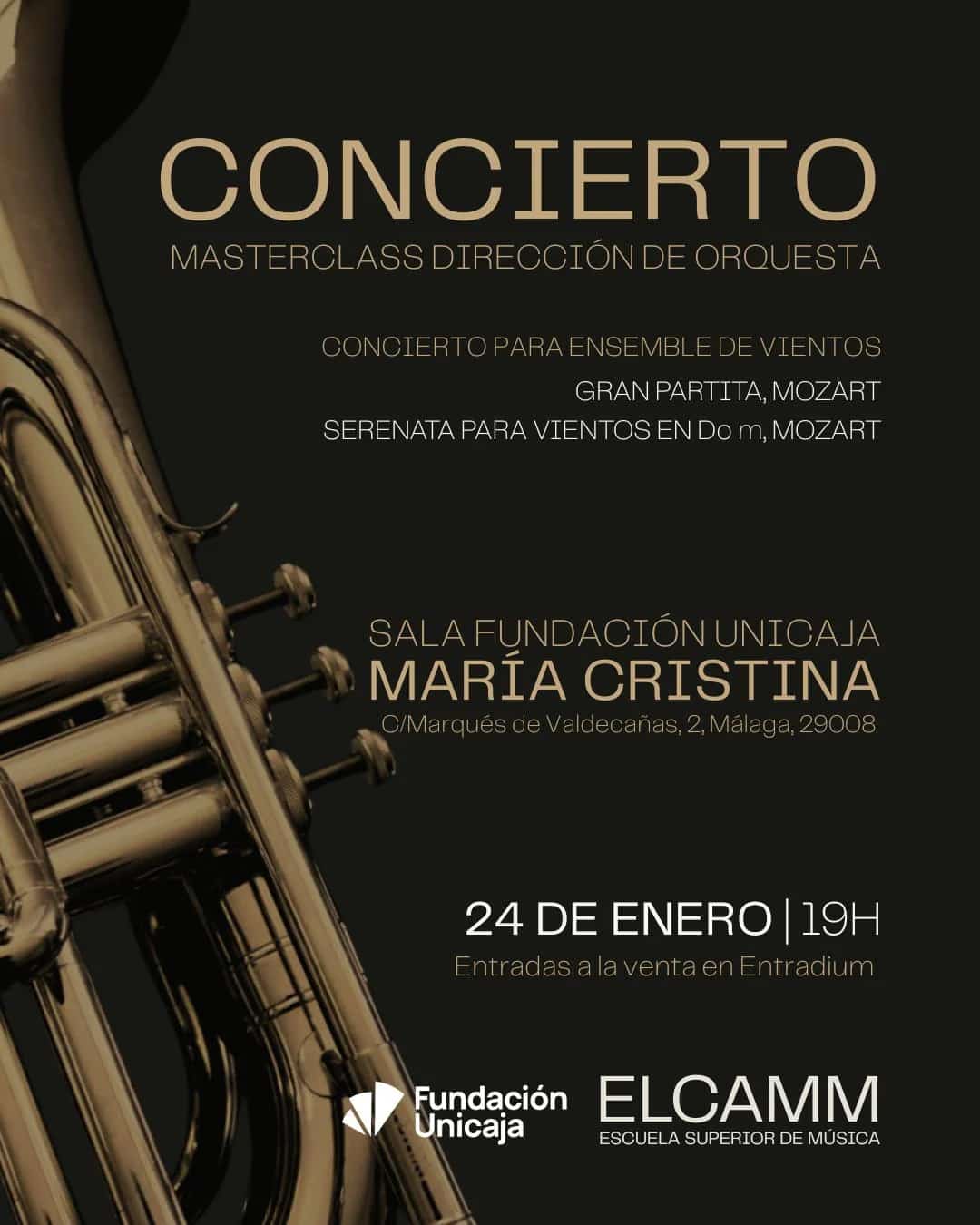 Concierto de Clausura Masterclass de Dirección de Orquesta Poster del evento