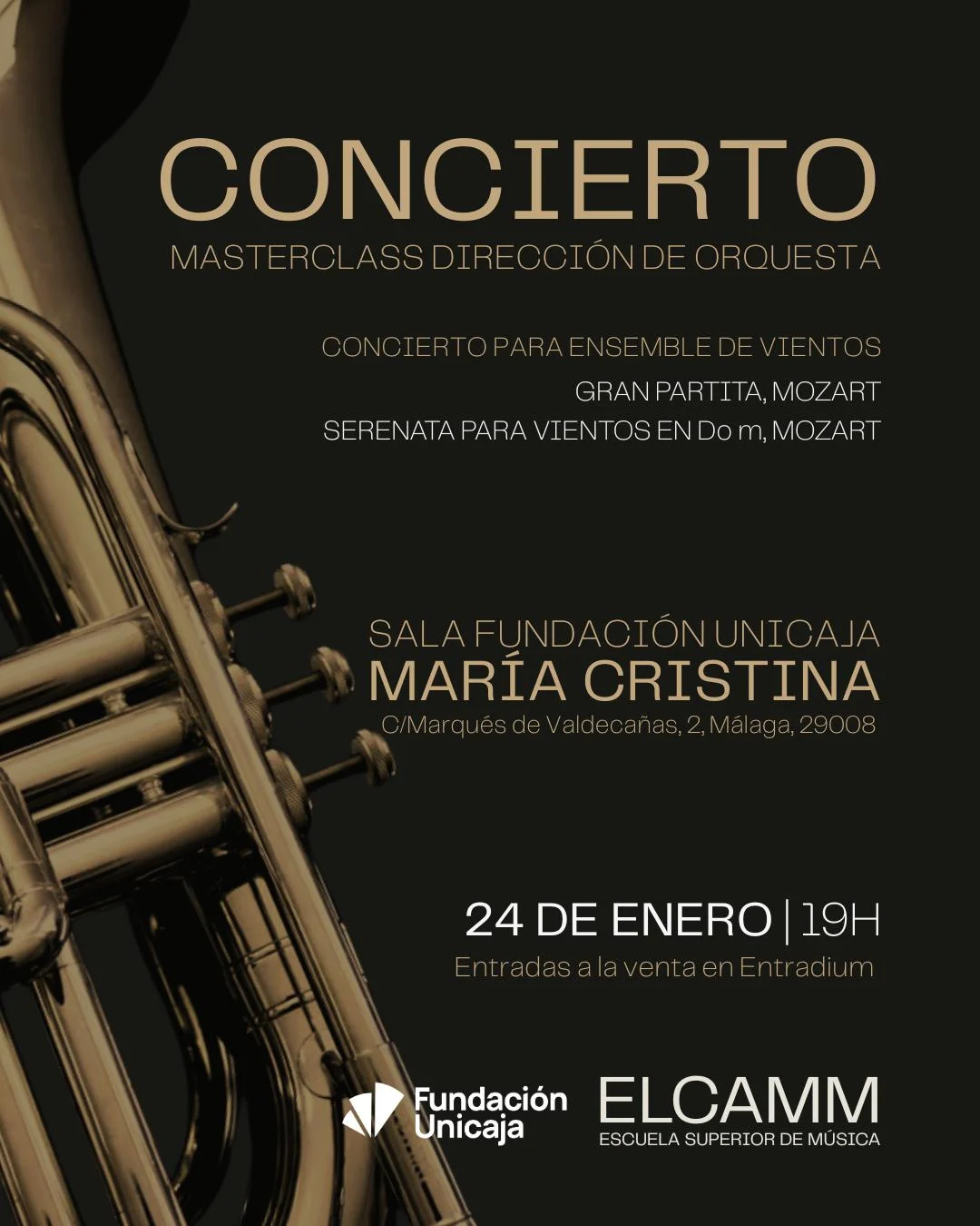 Concierto de Clausura Masterclass de Dirección de Orquesta Poster del evento