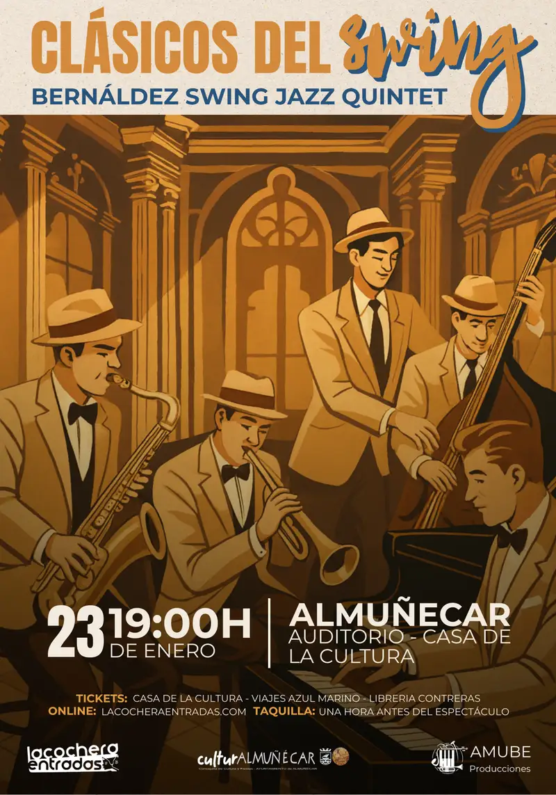 Concierto Clásicos del Swing en Málaga 2026