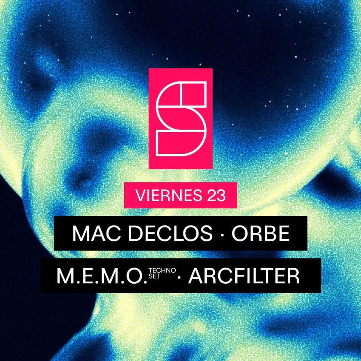 MAC DECLOS & ORBE actuando en Studio Club en Málaga 2026