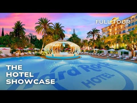 HARD ROCK HOTEL MARBELLA | Puerto Banús, Malaga Spain (full tour) 4K