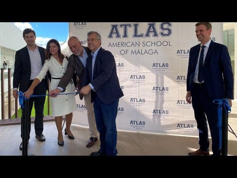 Atlas inauguration in Estepona with city major
