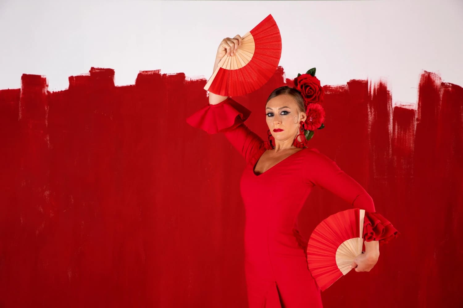 Traditional cultural procession with participants in heritage attire