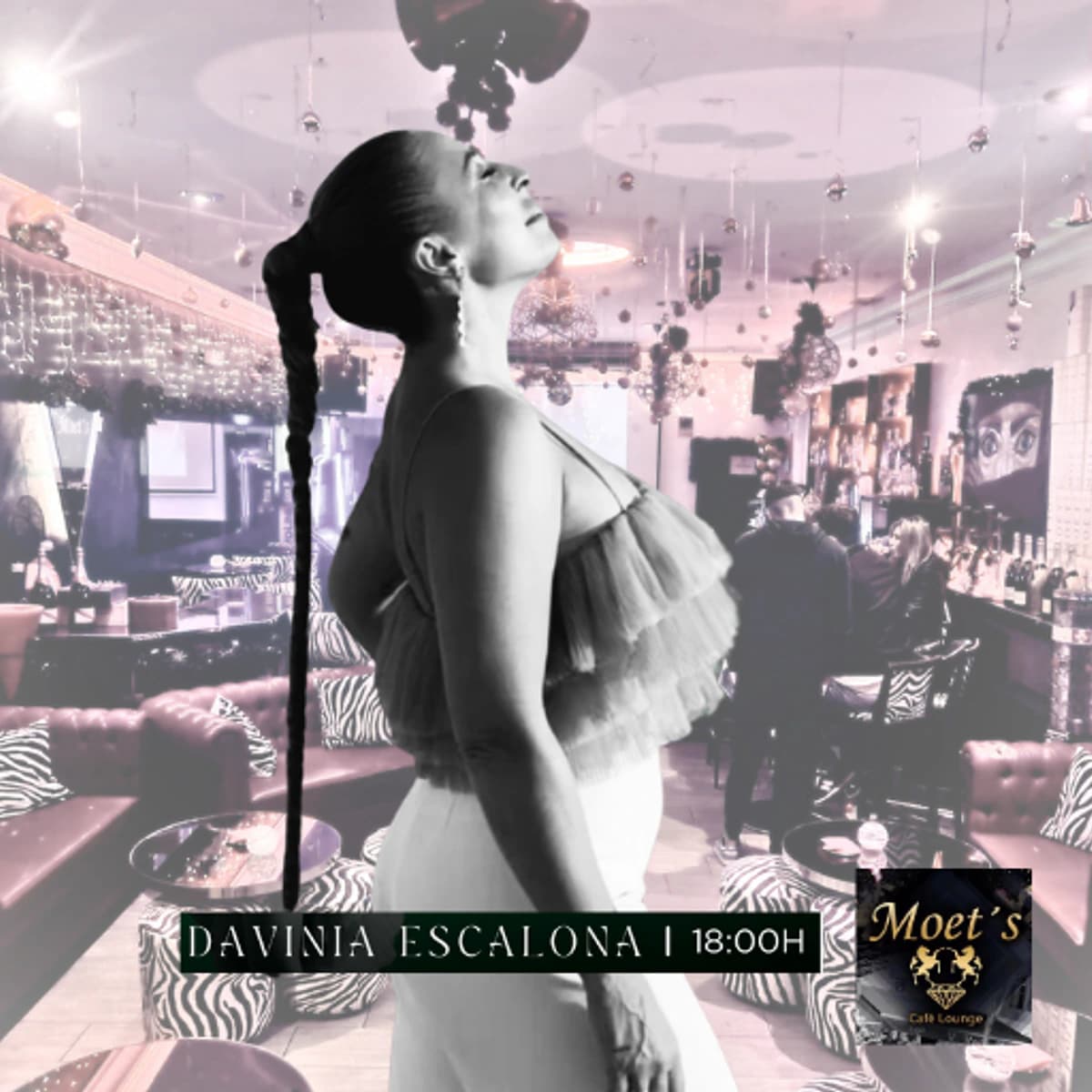 Tardeo Flamenco en Marbella Centro · Davinia Escalona en Moët Póster