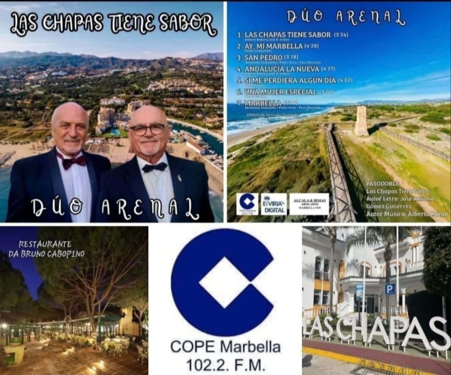 Premiere of the Pasodoble “Las Chapas Tiene Sabor” at Da Bruno Cabopino Poster