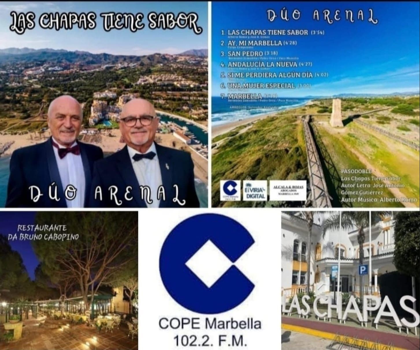 Premiere of the Pasodoble “Las Chapas Tiene Sabor” at Da Bruno Cabopino Poster