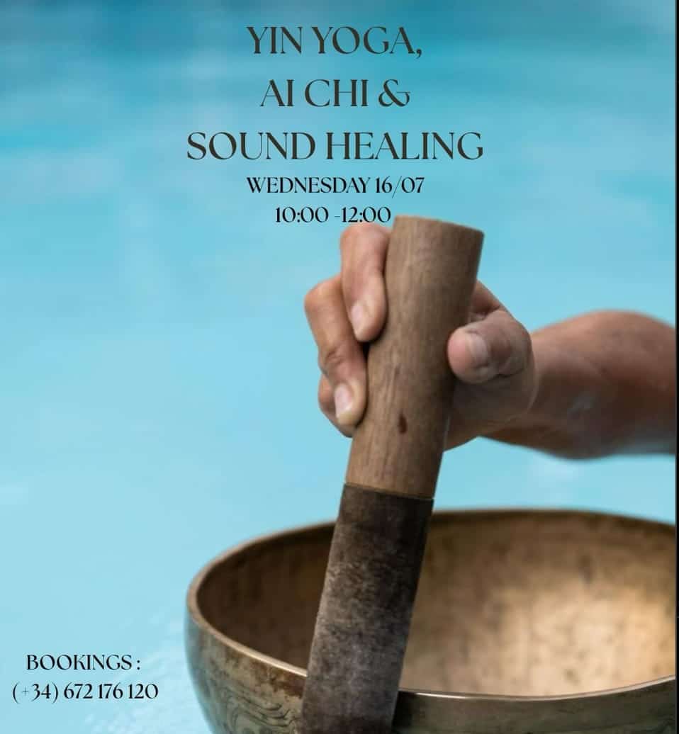 Yin Yoga, Ai Chi y Sonoterapia en El Campanario Poster