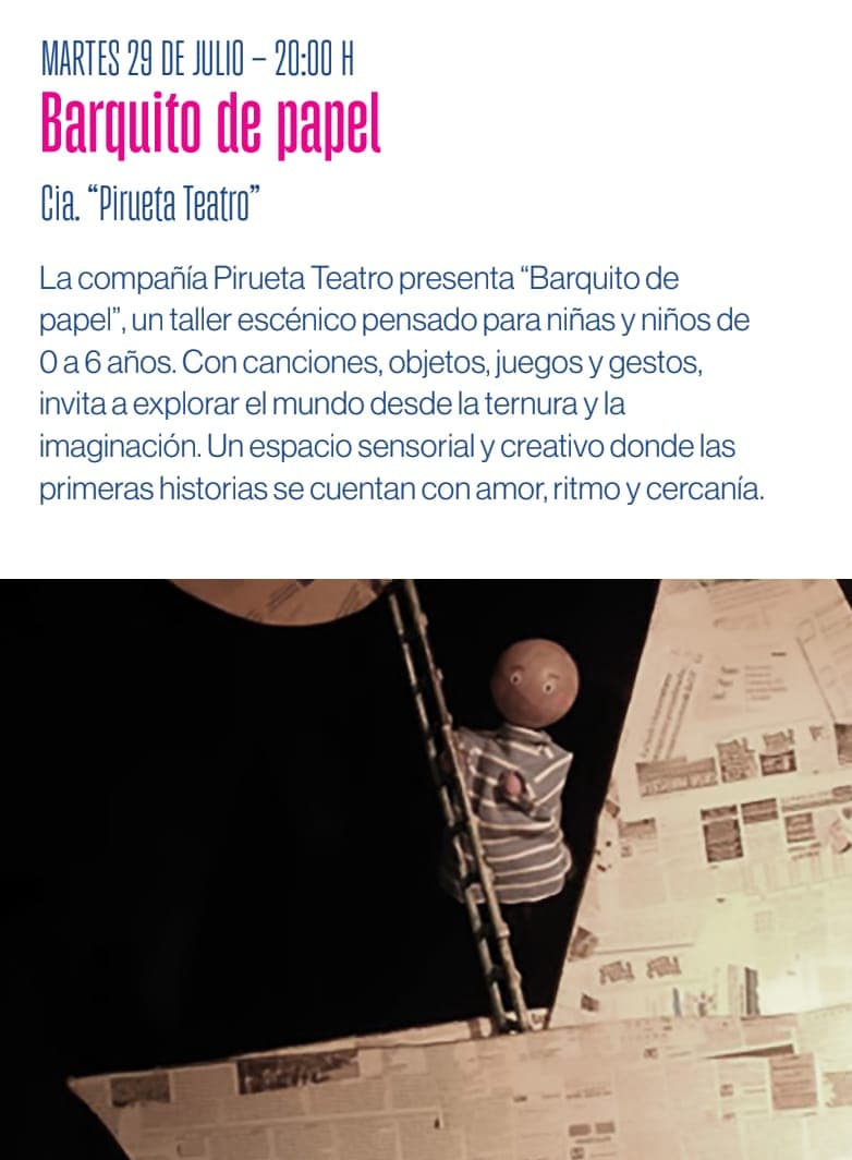 Paper Boat – Sensory theatre for little ones (0–6 years) Poster