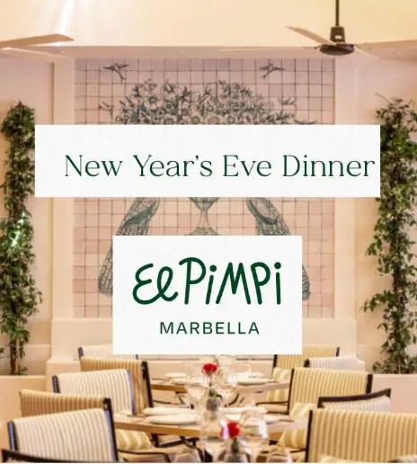 New Year’s Eve 2025 Dinner - El Pimpi | Puente Romano Poster