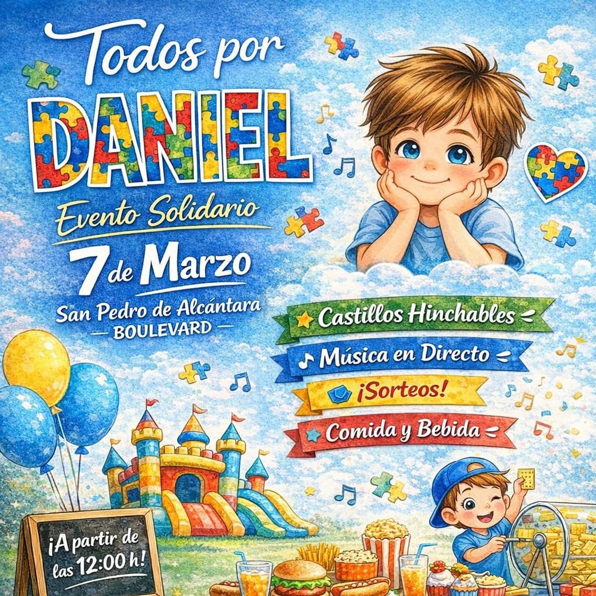 All for Daniel: Solidarity Event in San Pedro Poster
