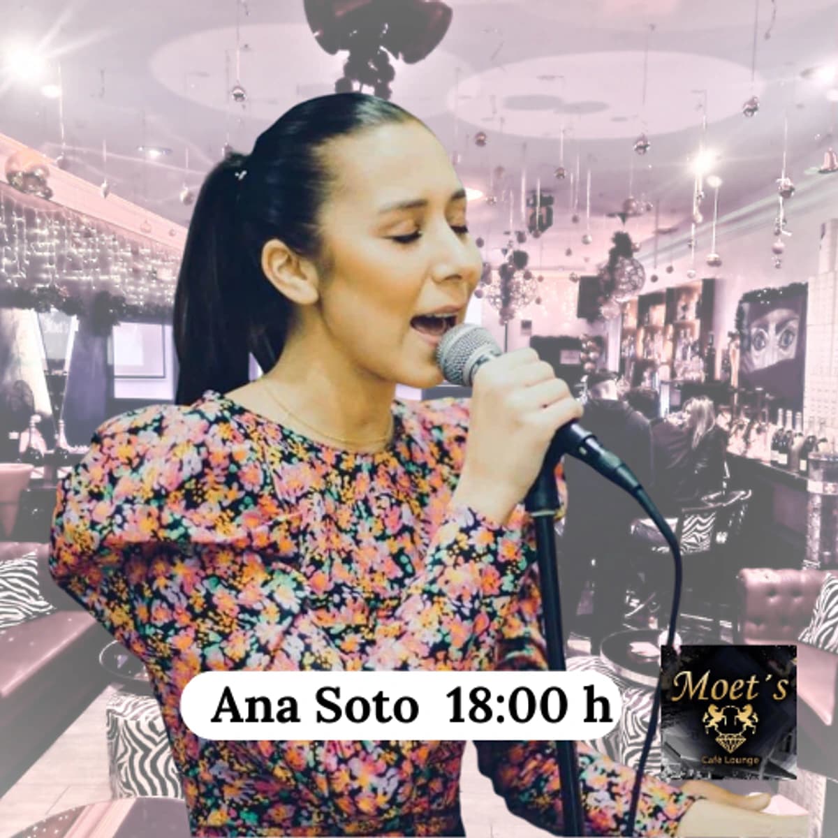 Ana Soto en directo · Música en vivo en Marbella Centro Póster