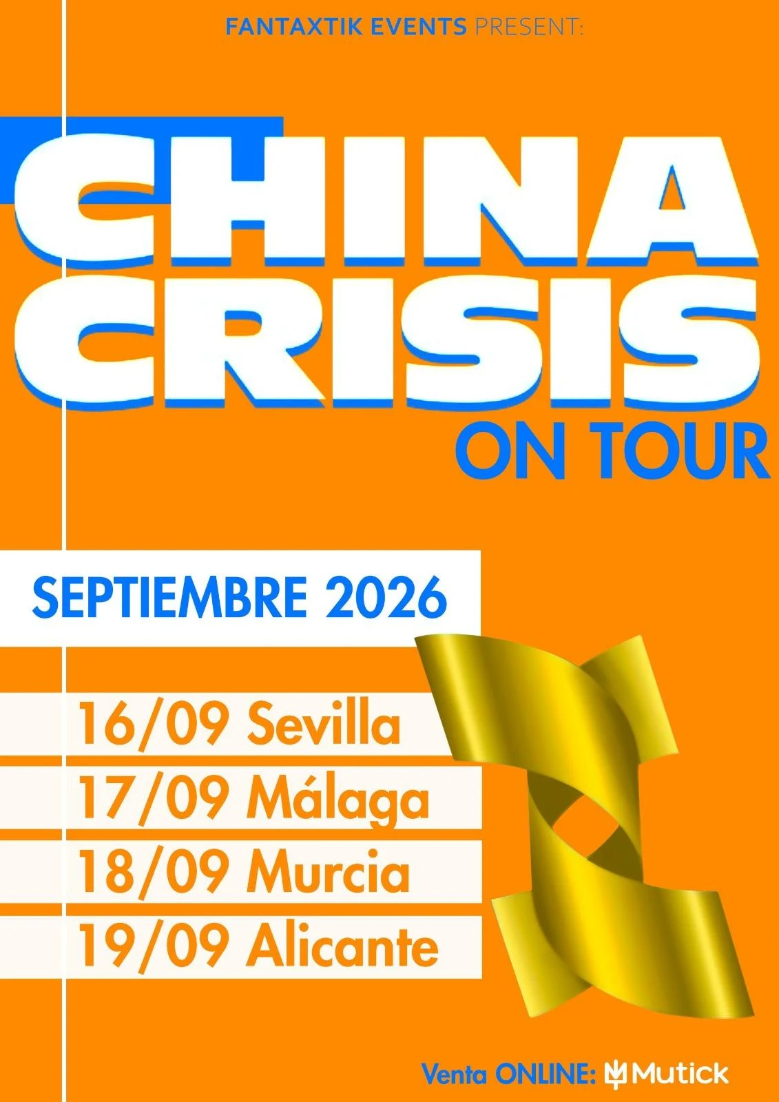 China Crisis – En Vivo en Málaga Póster