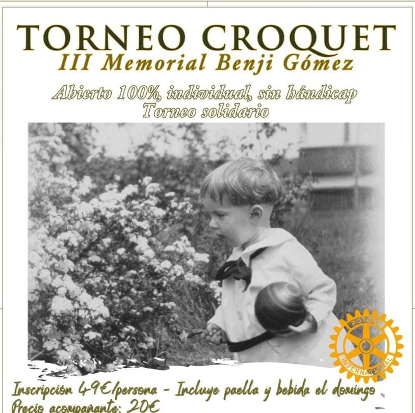 Torneo de Croquet – III Memorial Benji Gómez Póster