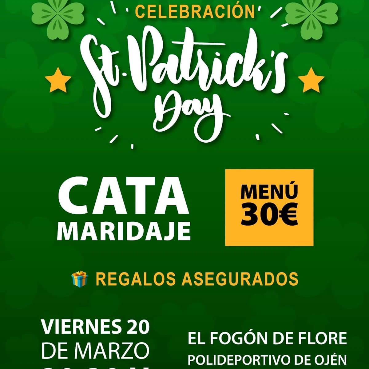 Celebración del Día de San Patricio – Sabores y Cervezas Irlandesas Póster