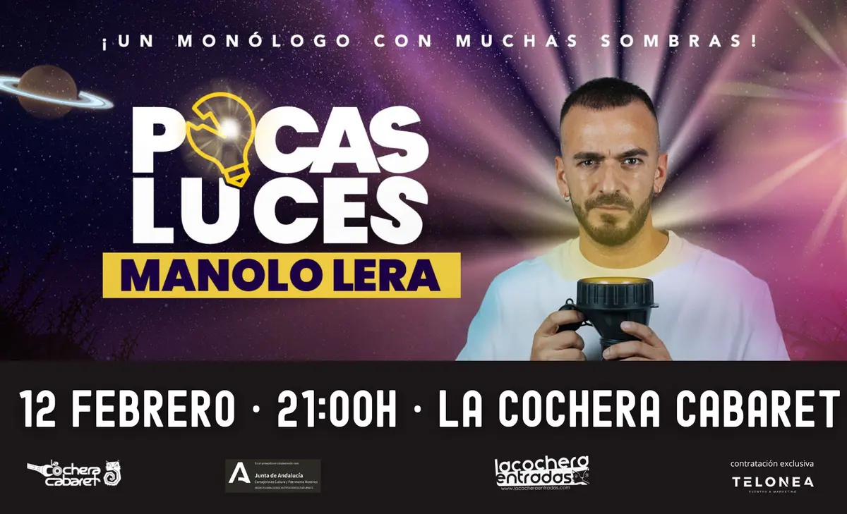 Manolo Lera – Pocas Luces Póster