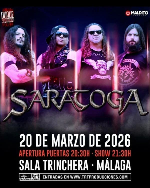 Saratoga Concierto Póster