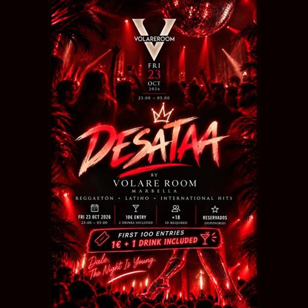 DESATAA – The Night Is Young Poster