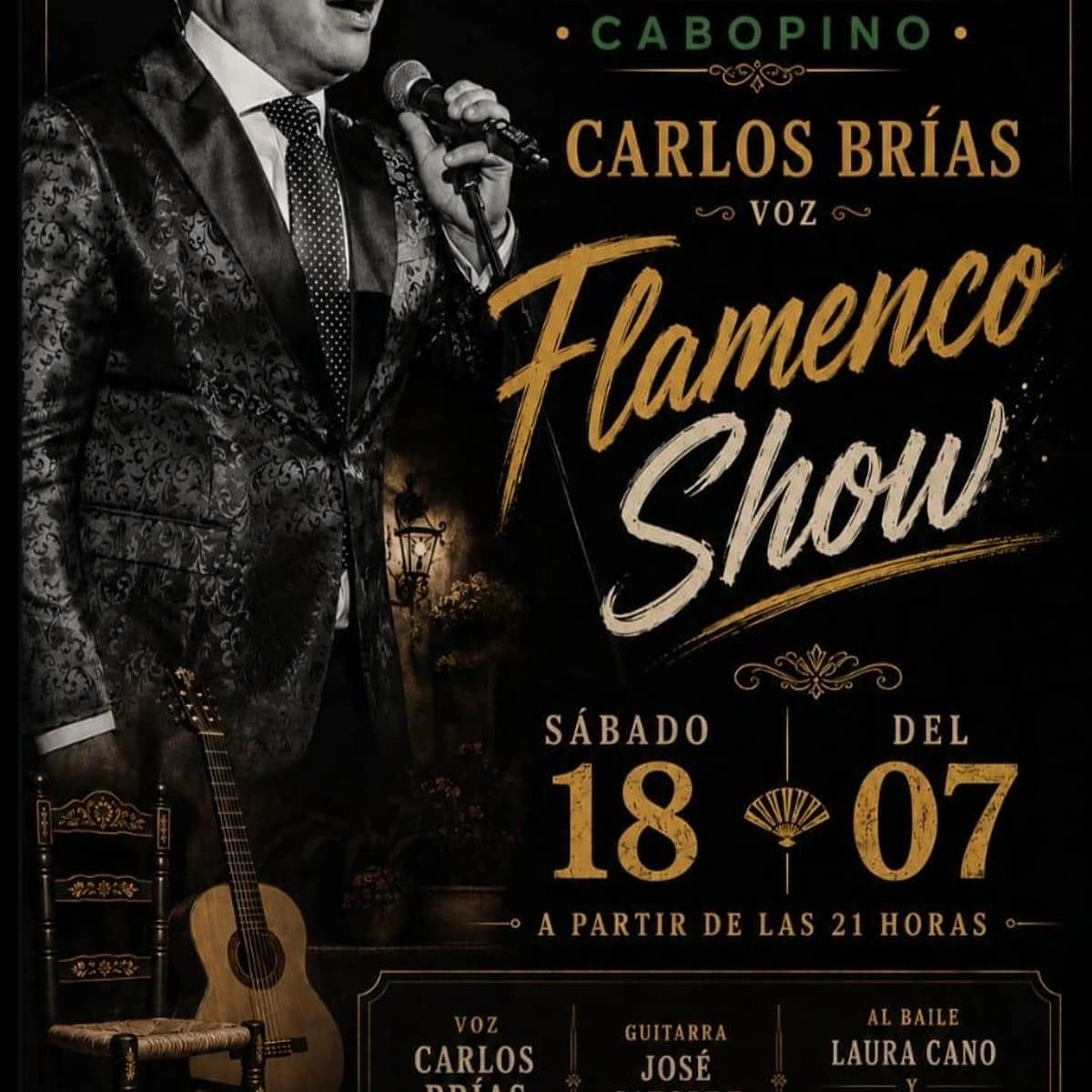 Flamenco Show with Carlos Brías Poster
