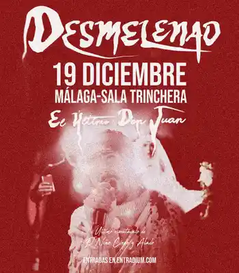 Desmelenao presenta el último show de El Niño Ciego y Alado Póster