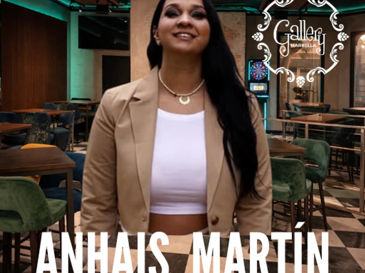 Anahís Martín en concierto en Gallery Marbella el 14 de marzo a las 18:00, actuación en vivo en lounge premium de Marbella con música en directo.