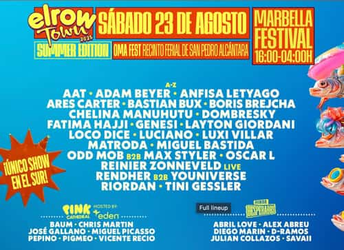 Elrow Marbella 2025 Imagen de Galería 1