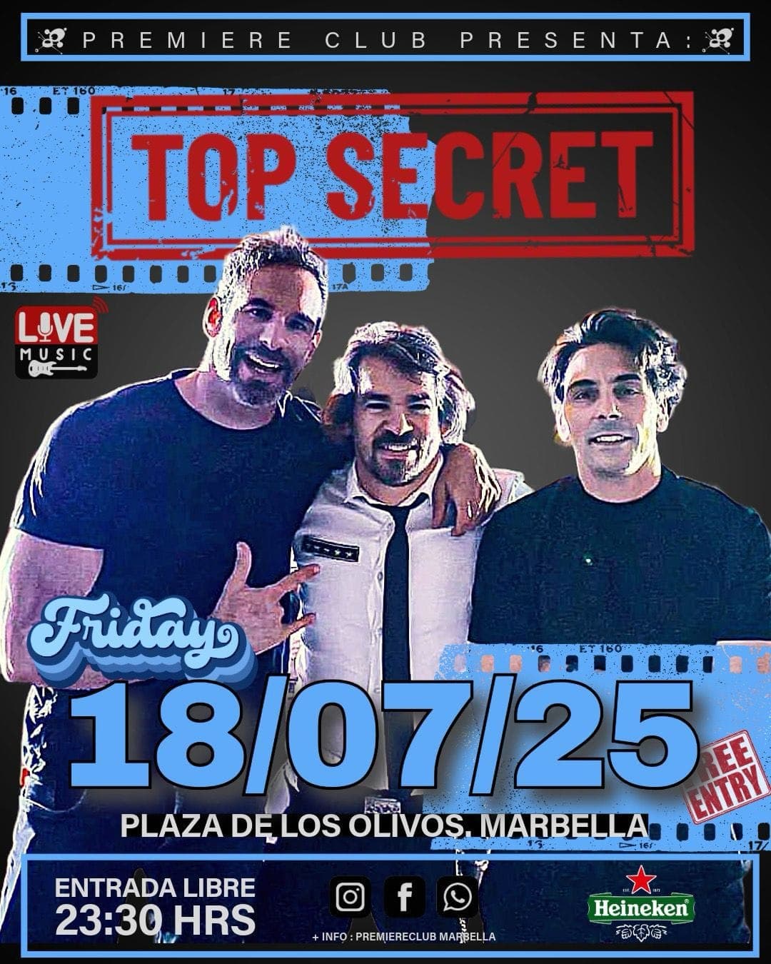 Top Secret @ Premiere Póster