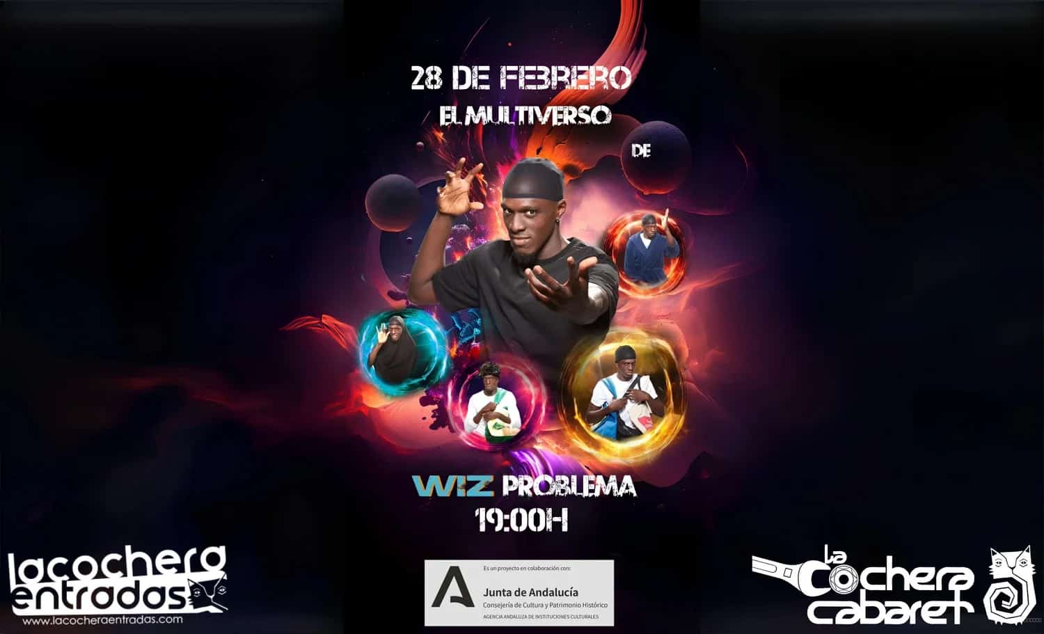 Wiz Problema actuando en El Show del Multiverso en Málaga 2026