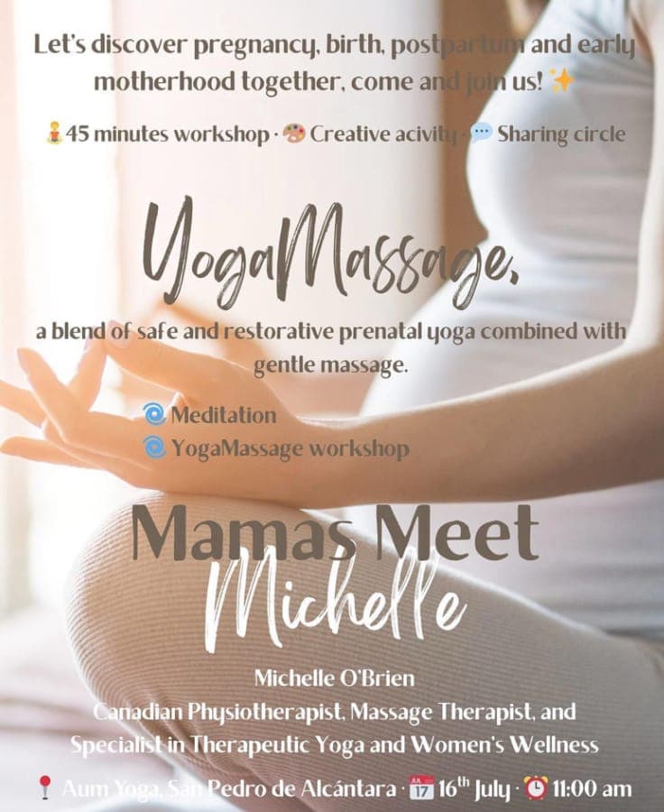 Mamas Meet Michelle / prenatal Yoga Póster