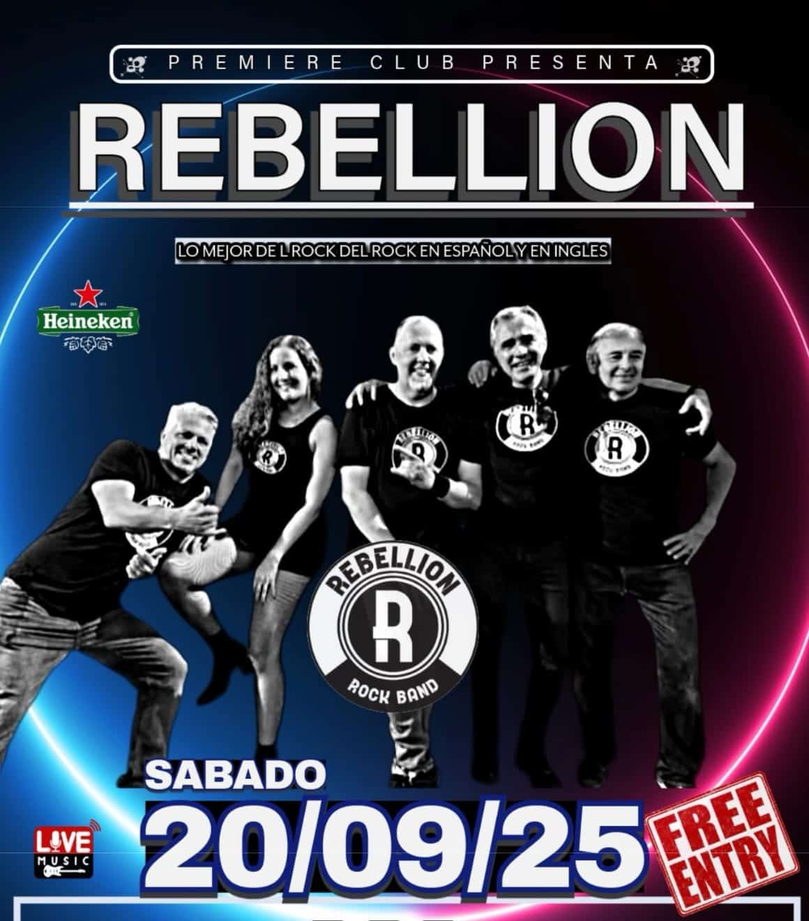 Concierto Rebellion Marbella Poster