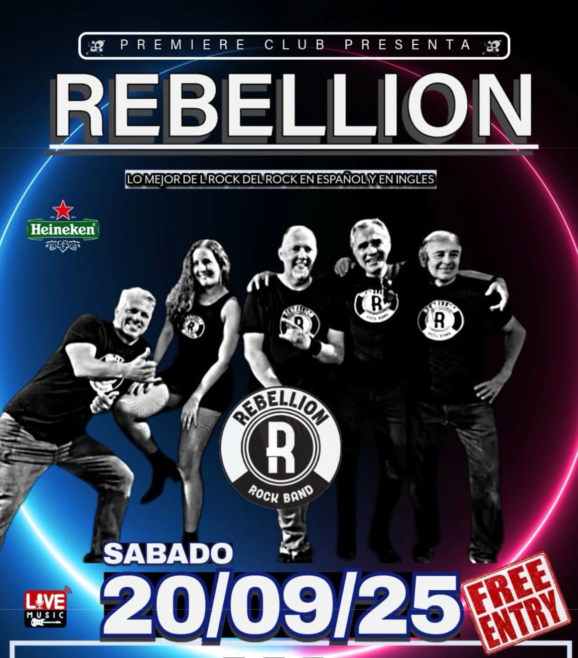 Concierto Rebellion Marbella Póster
