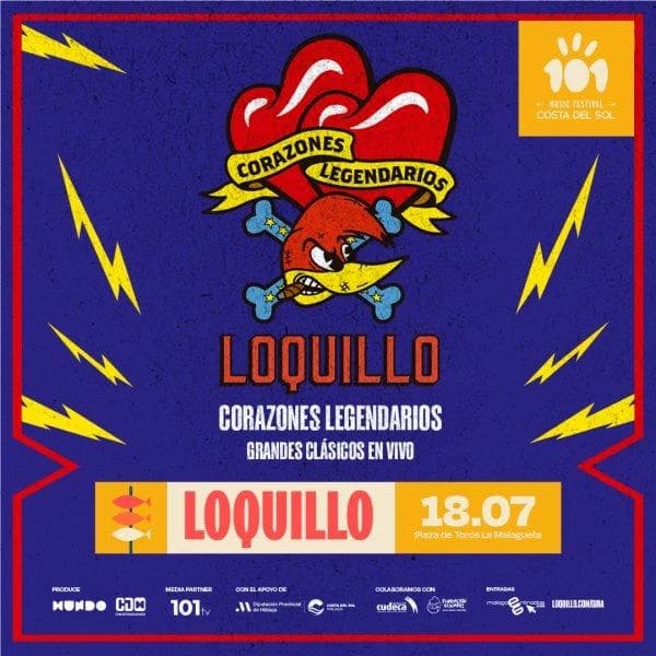 Loquillo – Legendary Hearts Tour Poster