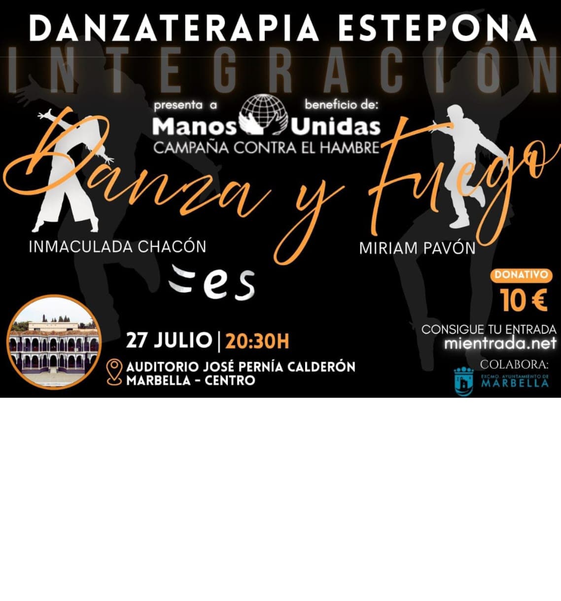 Danza y Fuego - Manos unidas Poster