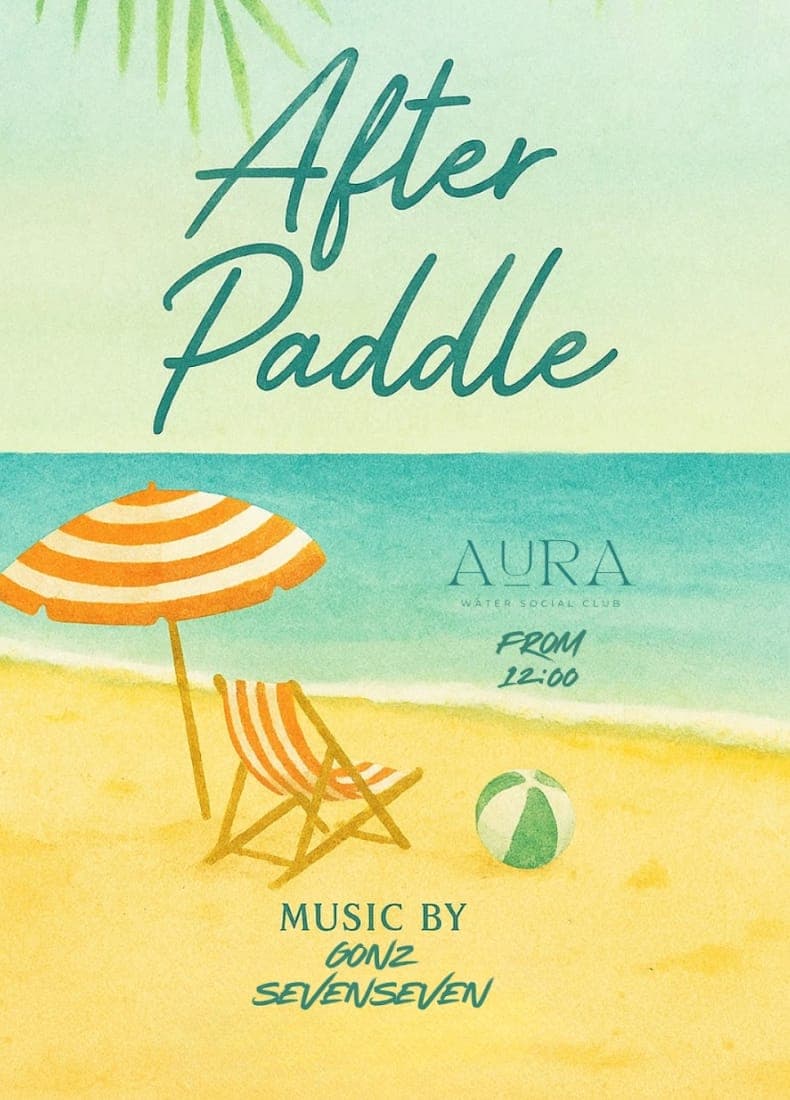 Water fun and cocktails at AURA Water Social Club, San Pedro Alcántara – 11 August, 12:00–23:00 Poster