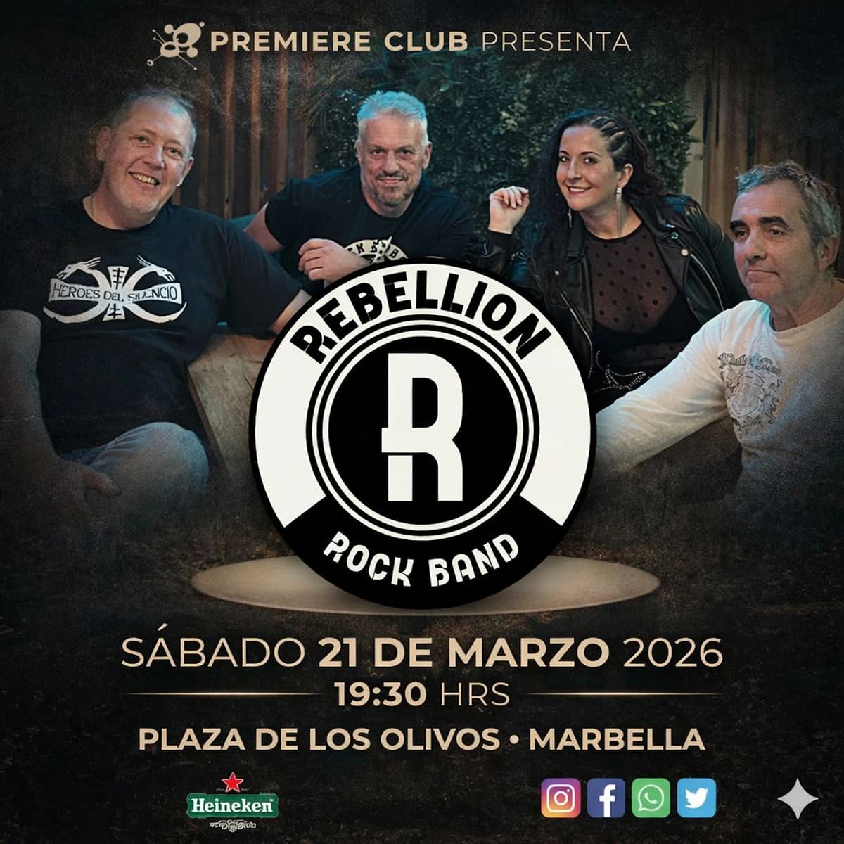 Rock en vivo en el casco antiguo
Póster