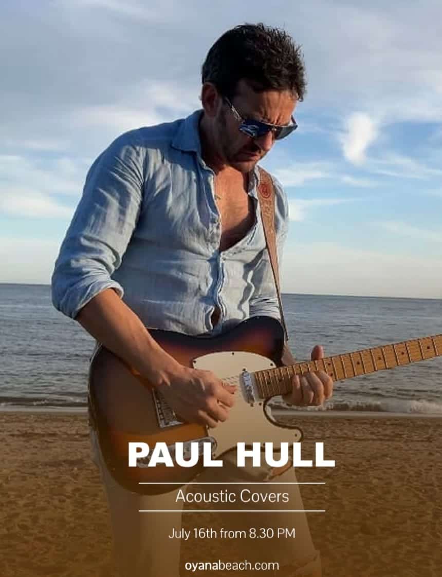 Paul Hull Acoustic @ Oyana Beach Poster
