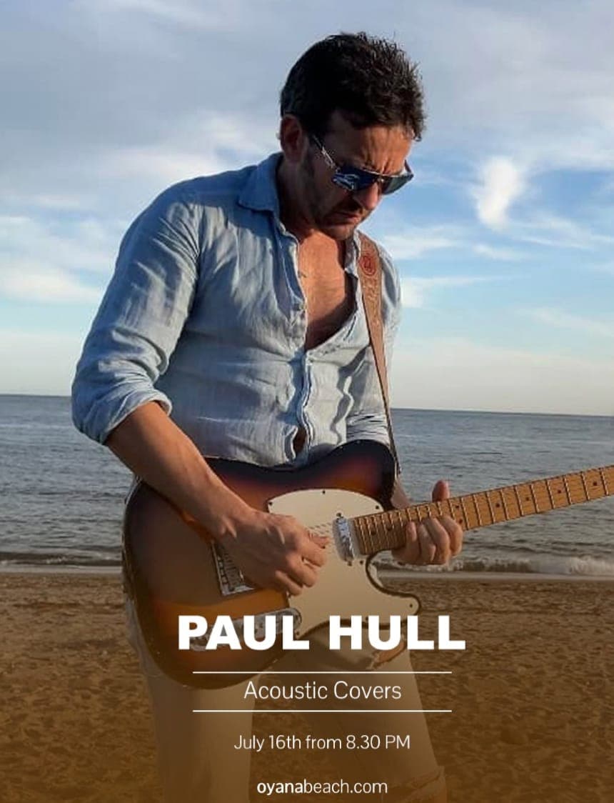 Paul Hull Acoustic @ Oyana Beach Póster