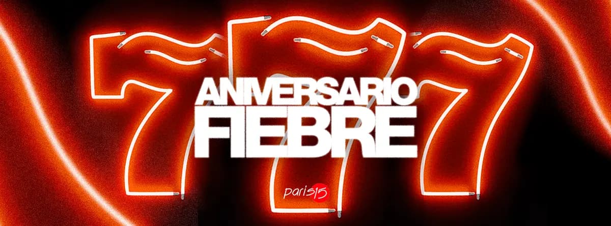 Fiebre Club – Fiesta del 7º Aniversario Póster