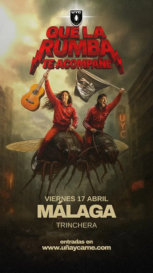 Uña Y Carne – Que la Rumba Te Acompañe Póster