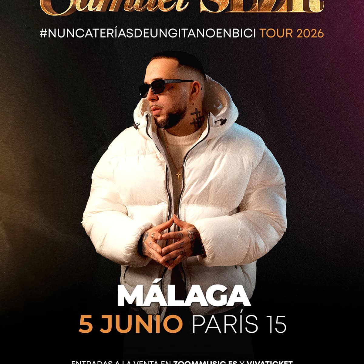 Samuel SLZR – Nunca Te Rías de un Gitano en Bici Tour Poster