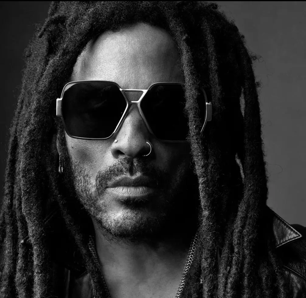 Lenny Kravitz wearing sunglasses and a rock-style outfit — promotional image for his June 29, 2026 concert at Starlite Marbella.