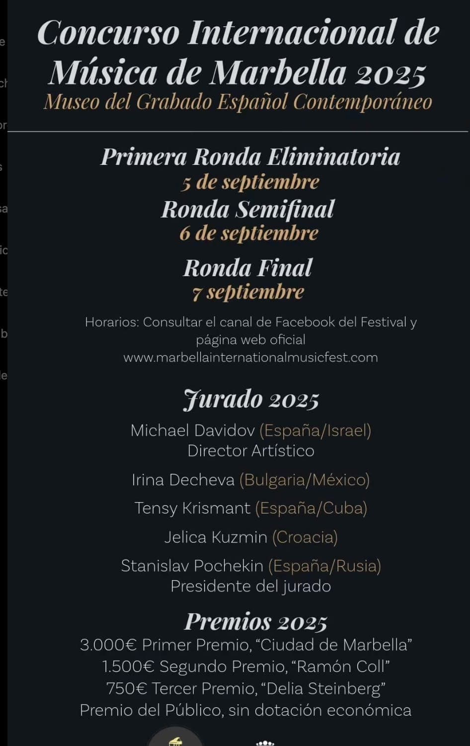 Gala de Virtuosos: Concierto de Ganadores Imagen de Galería 1