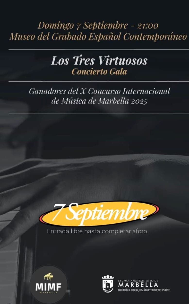 Gala de Virtuosos: Concierto de Ganadores Póster