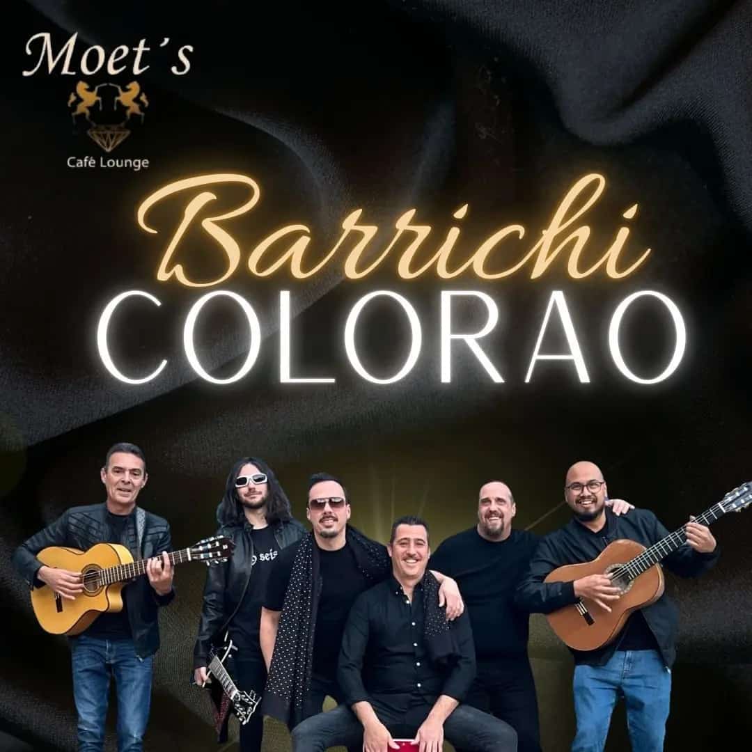 Event poster image of concert with Barrichi Colorao at Moët’s Marbella