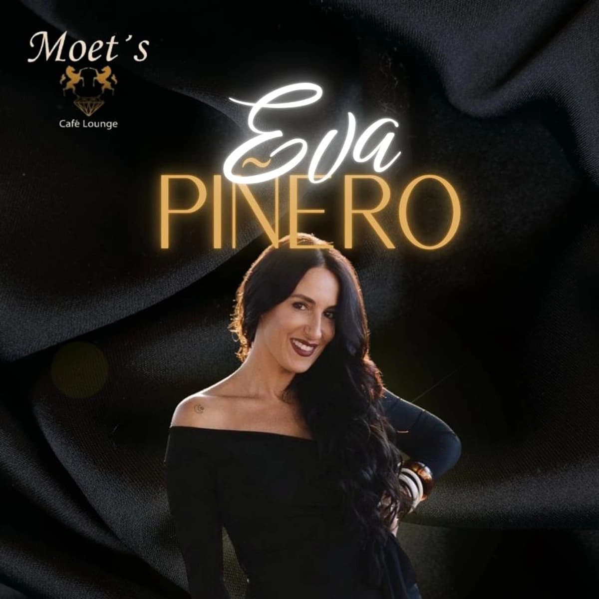 Eva Piñero en concierto en Moët Marbella el 7 de marzo a las 18:00, tardeo flamenco en el centro histórico de Marbella.