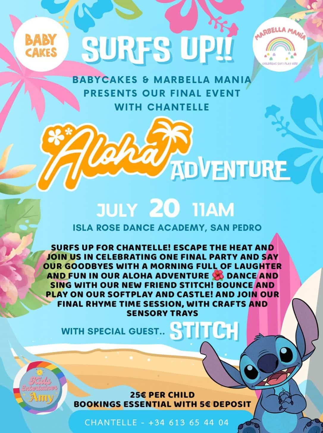 SURF’S UP! @ Isla Rose Poster