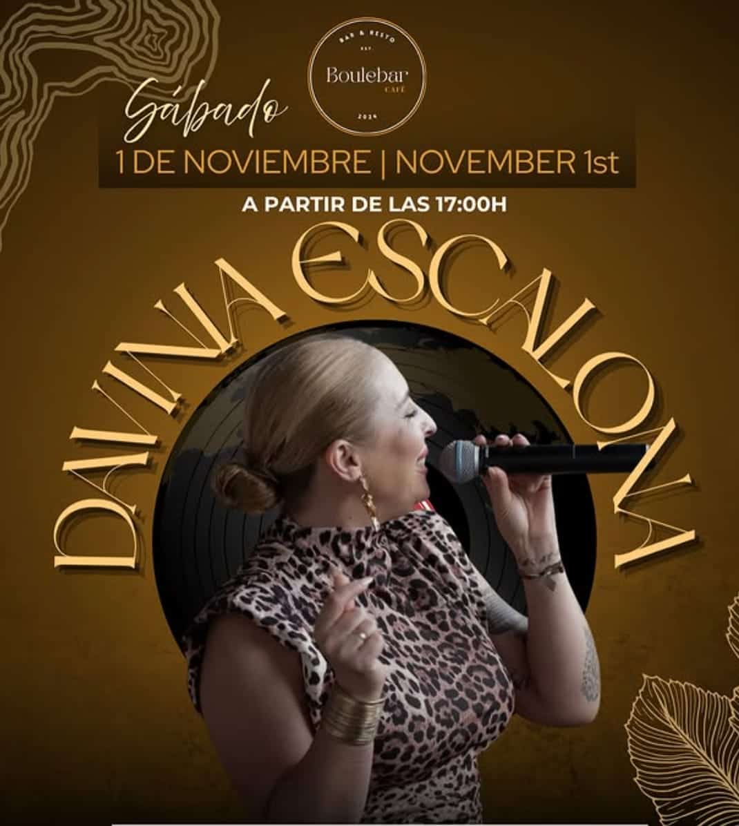 Davinia Escalona – Música en Boulebar Café San Pedro