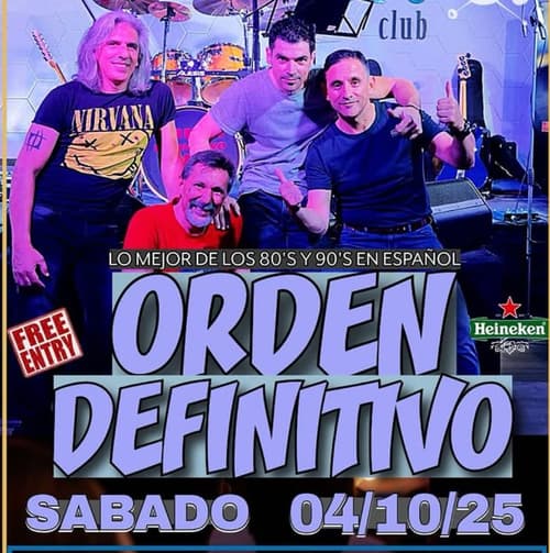 Orden Definitivo โ Concert Poster