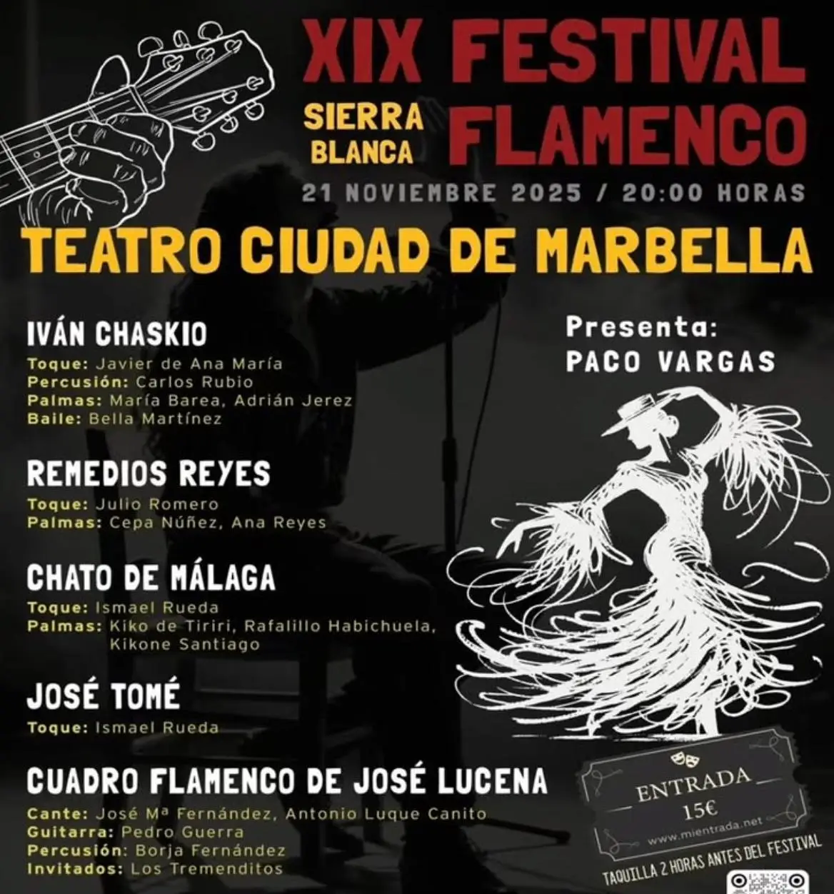 19th Sierra Blanca Flamenco Festival Poster