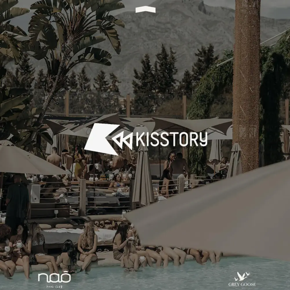 Kisstory – Marbella's Ultimate Pool Party Poster